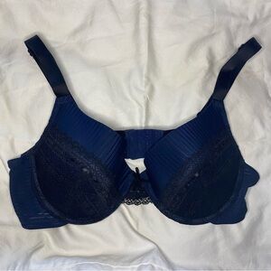 Paramour Navy and Black Lace Bra